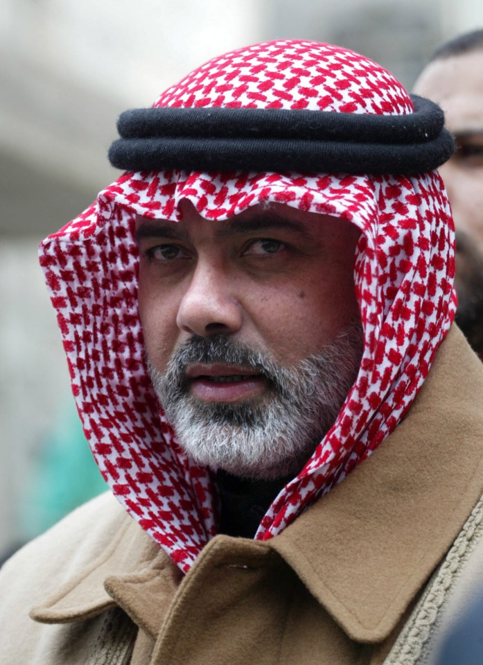 Ismail Haniyeh, then Palestinian Prime Minister, speaking to press following Friday prayers in Gaza City, January 2007