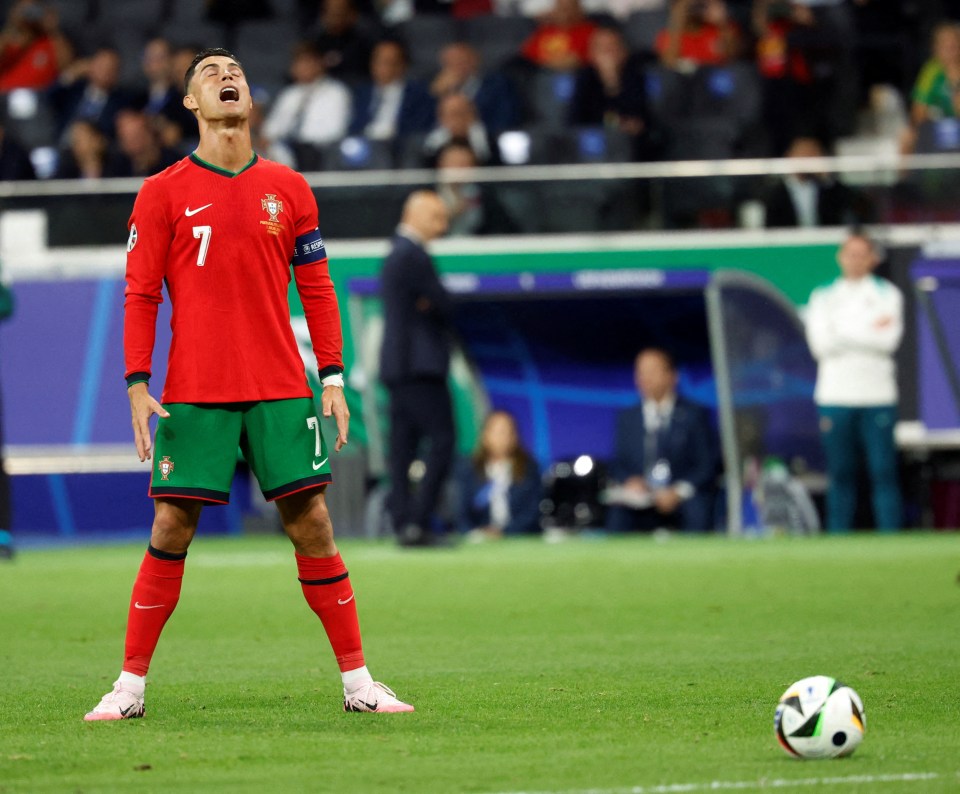 He fluffed three of the set pieces during Portugal's shootout win over Slovenia