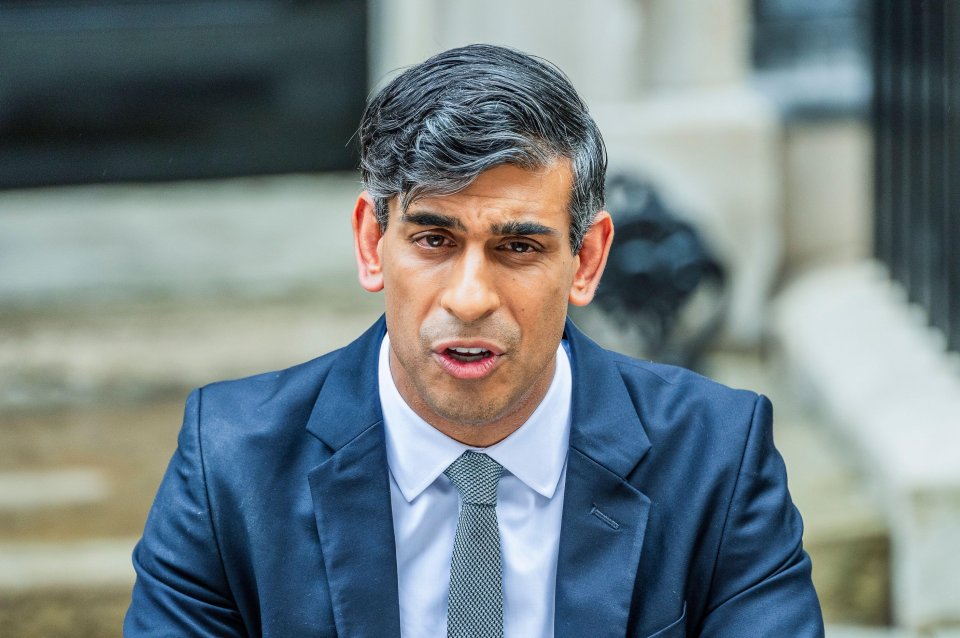 Rishi Sunak makes his final speech as Prime Minister outside Downing Street