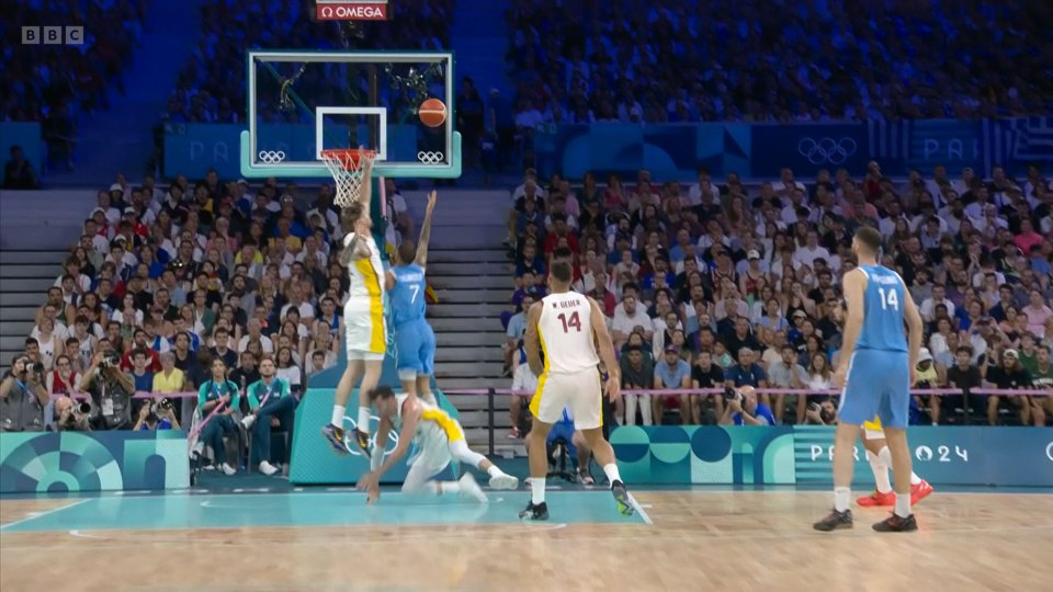 Fernandez inadvertently collided with team-mate Juancho Hernangomez