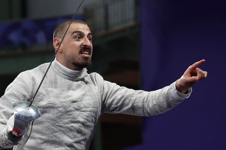 Georgian Bazadze was furious when his rival was announced as the winner