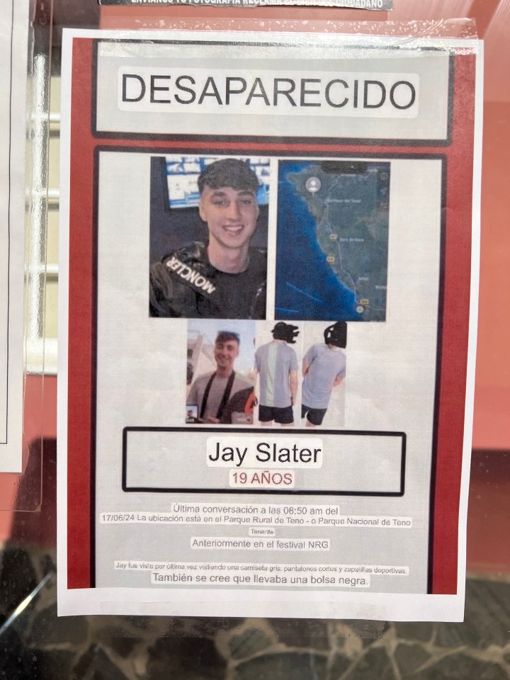 Posters to help the search were put up all over the island in the days after Jay went missing