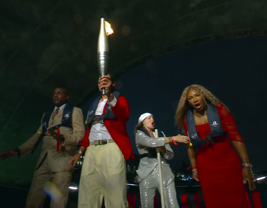 Serena Williams on the verge of a giant chunder was the highlight of the Olympic Games Opening Ceremony