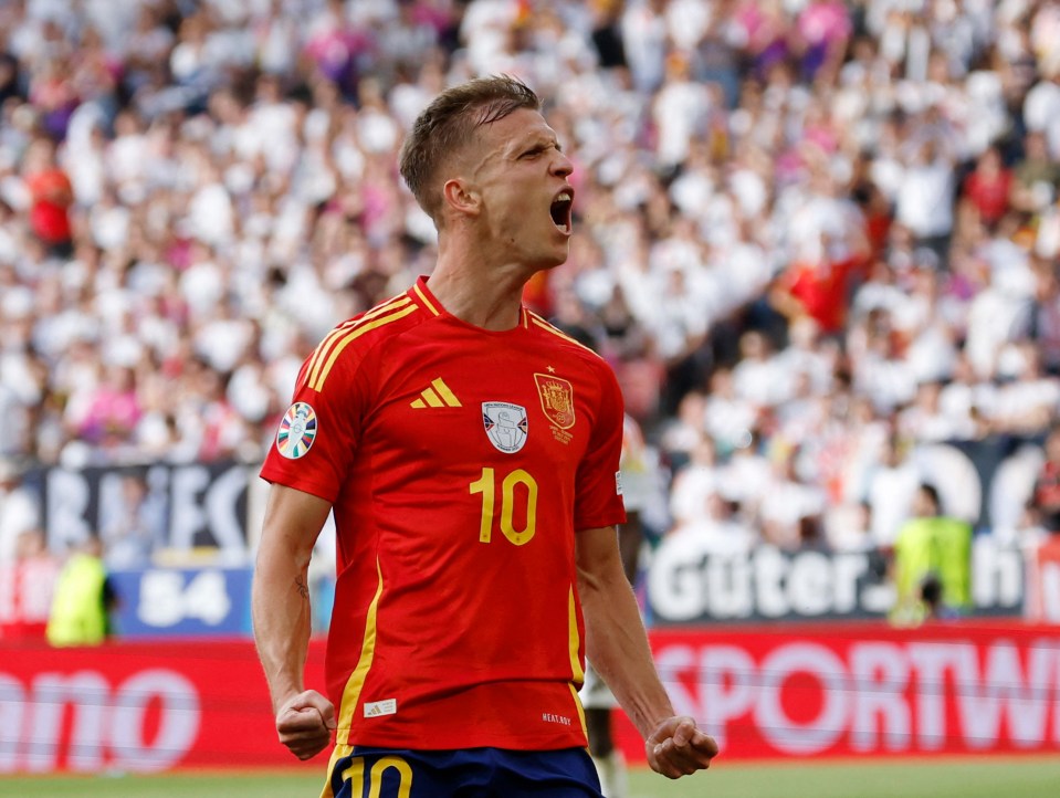 Dani Olmo produced a fantastic performance in the quarter-finals