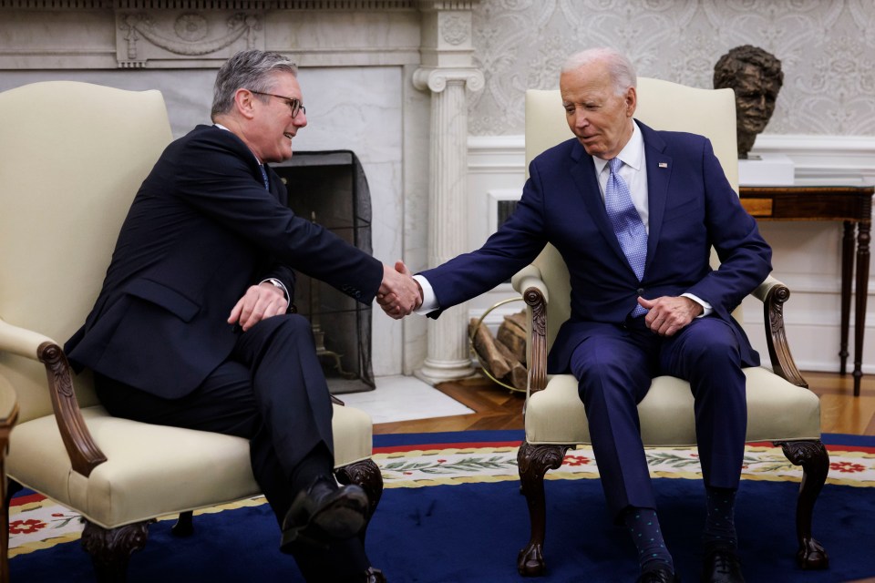 Sir Keir previously hit back at claims Biden is 'senile'