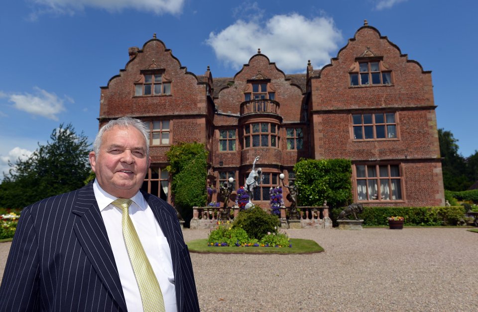 Keith Smith, founder of the 'Poundland' empire, at Ludstone Hall