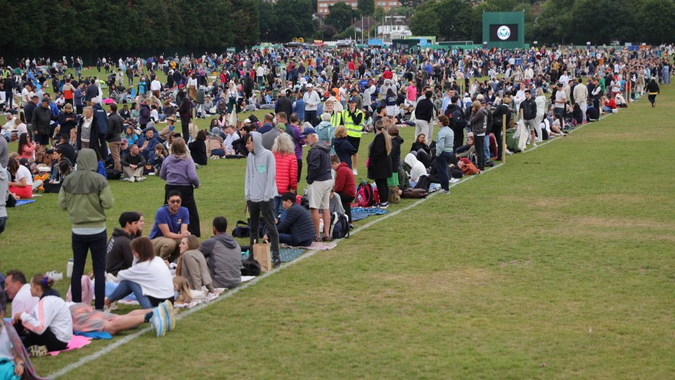 The mercury is set to hit 21C at Wimbledon today