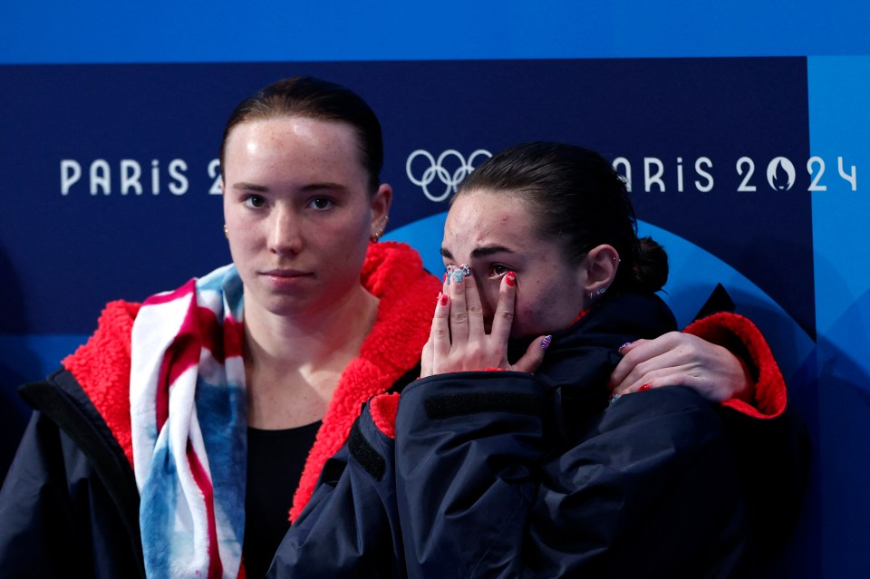 The Team GB duo were left in tears after sealing bronze