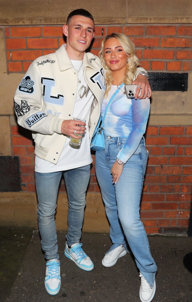 Phil Foden was by girlfriend Rebecca Cooke's side as she gave birth to their third child but back in time for Sunday’s game