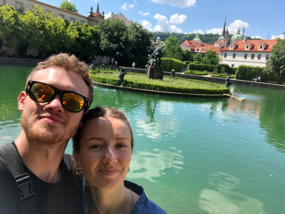 Chris and Olya on a trip to Switzerland