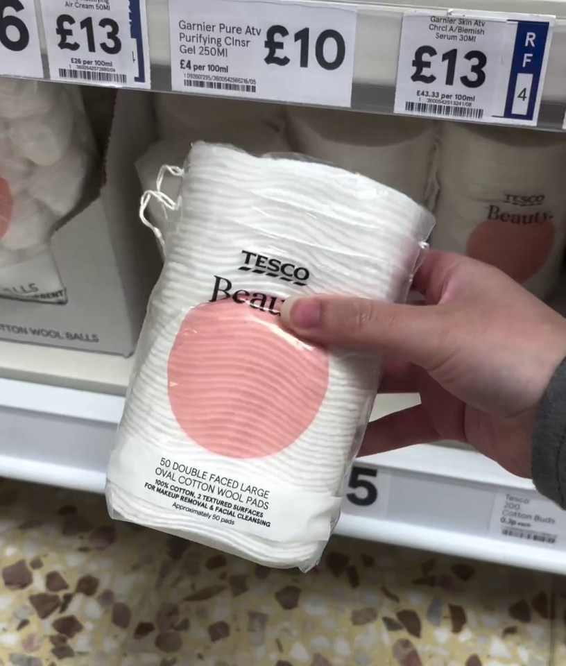 A number of Tesco beauty products aren't restricted to one place in the store