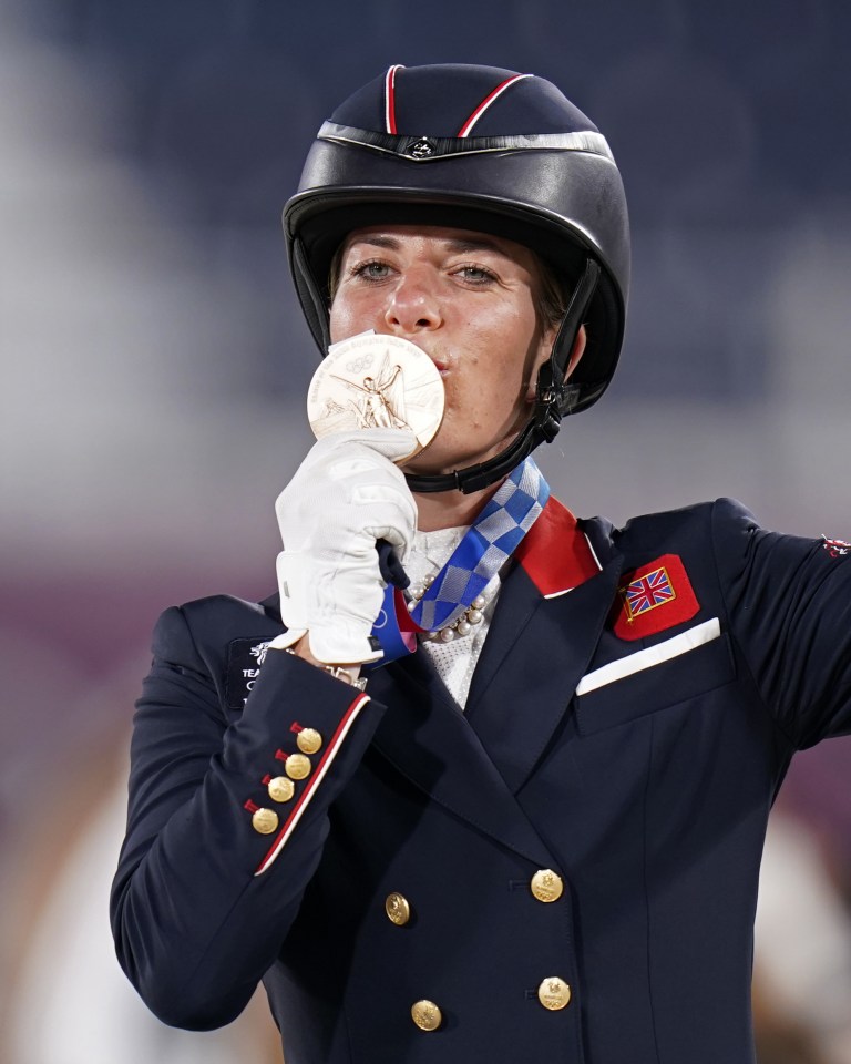 The dressage rider is Team GB's most decorated female athlete tied with Laura Kenny