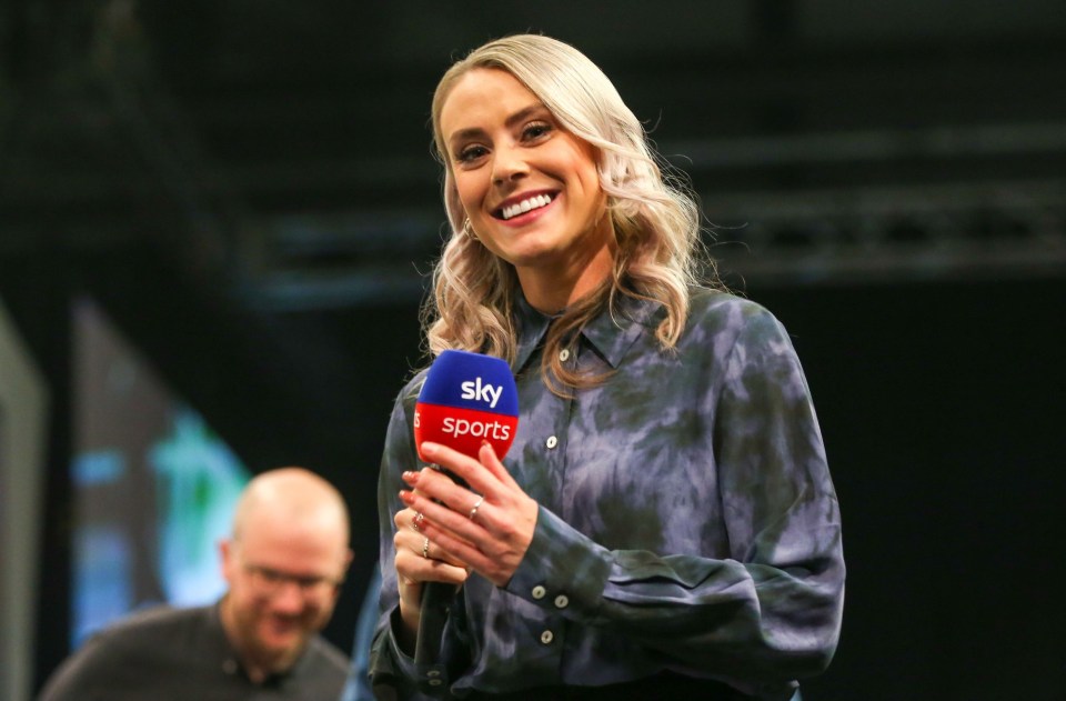 Emma Paton at the Grand Slam of Darts 2021 finals