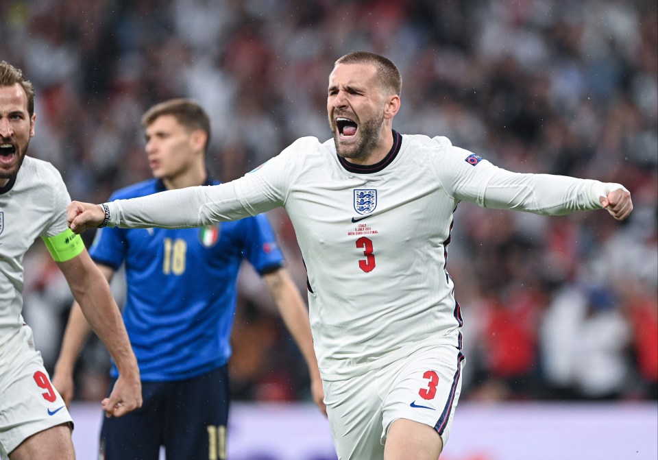 Luke Shaw scored the fastest ever goal in a Euros final