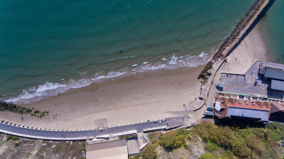 Sunny Sands is tucked behind the main beach stretch