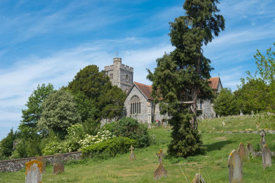 The tiny village of Brean is mainly woodland