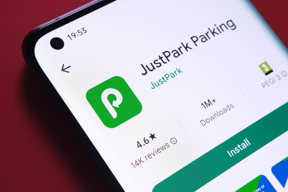 The council said the increase was set by the JustPark app