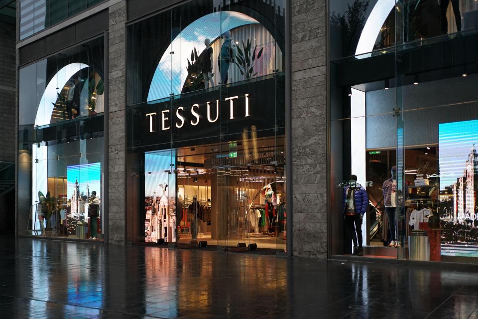 Tessuti will shut down its anchor store at Belfast's Victoria Square over summer