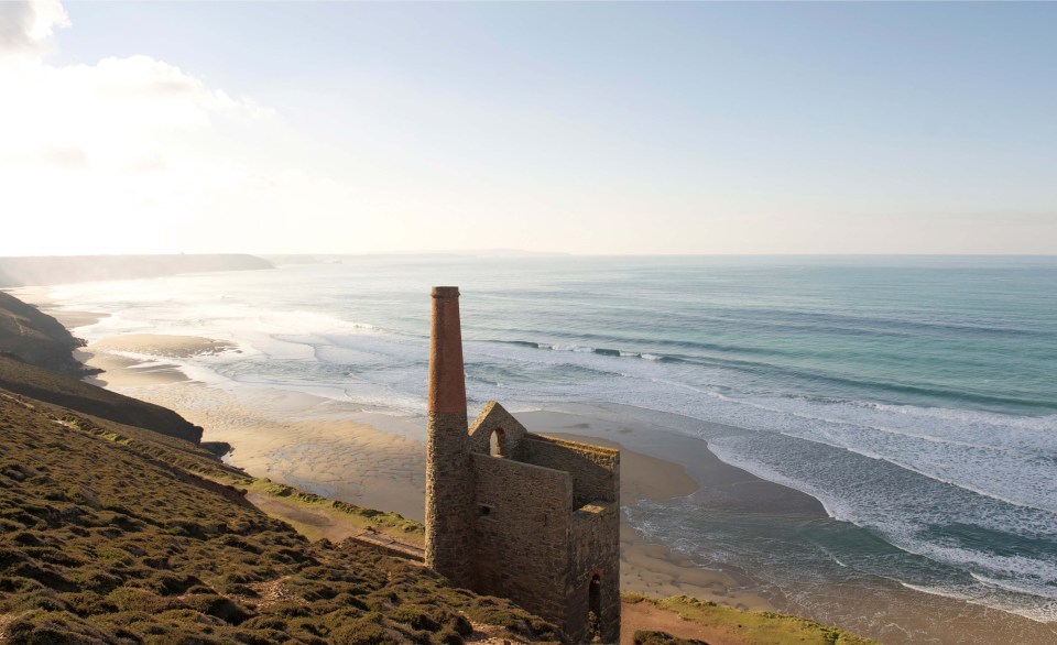 The pub is in the town of St Agnes in Cornwall, which is right next to the beach