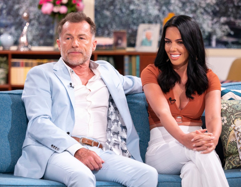 Former Corrie star Chris Quinten and his partner Robyn Delabarre defended their 40-year age gap relationship on This Morning