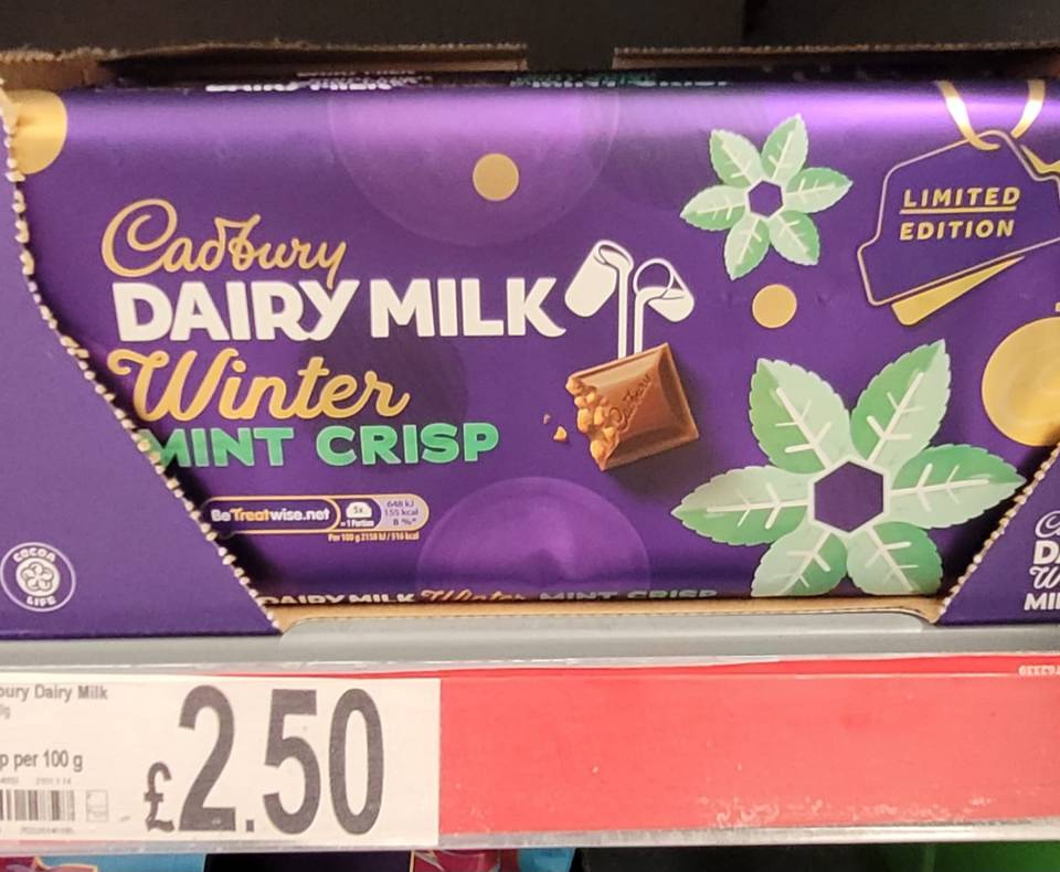 Shoppers are surprised to see festive treats on shelves in summer