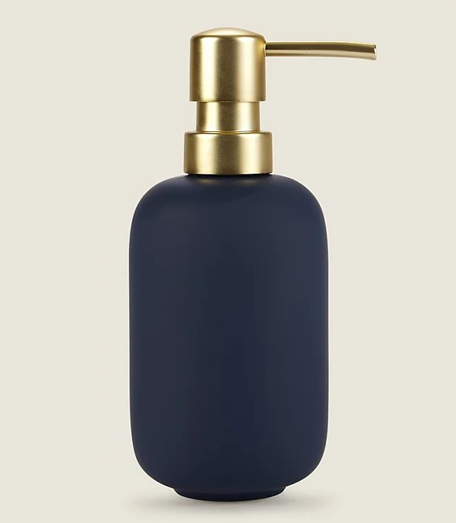 This navy hand wash dispenser is £5 from George at Asda