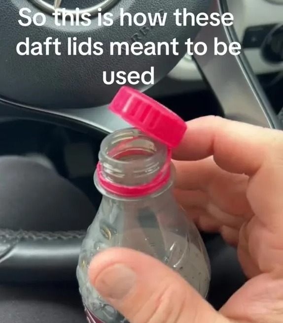 A TikTok user shared his trick to remove the new lids