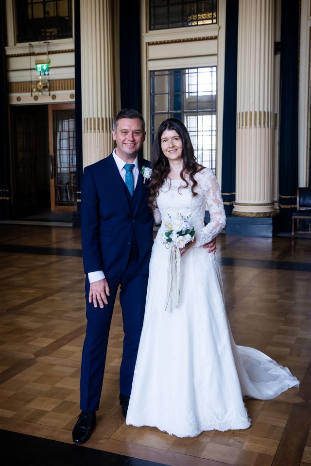 Claire is a big Martin Lewis fan and it inspired her for their wedding