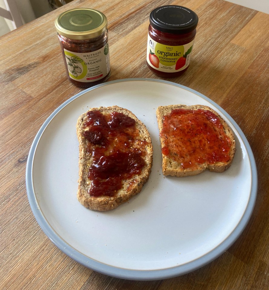 The Duchy toast and jam may have been slightly more expensive but it was the best Becky had ever tasted