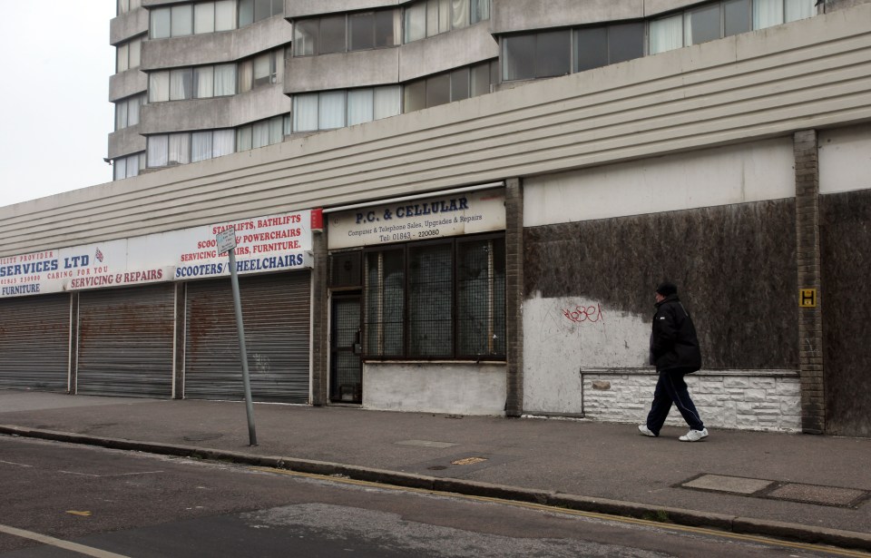 The stores started to close in 2009 and have been abandoned ever since