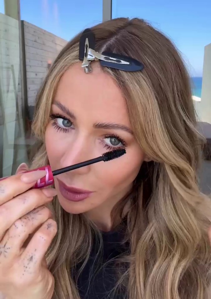 She showcased her new mascara obsession on social media