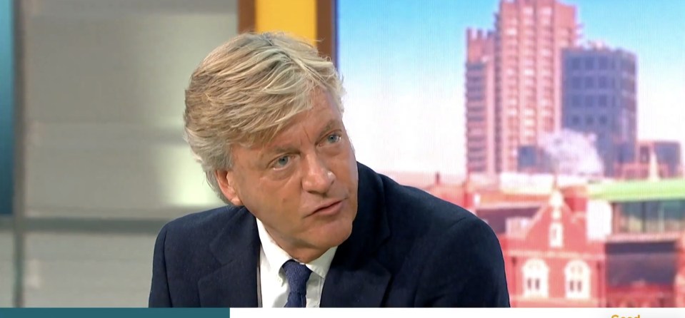 Richard Madeley was back on-screen today