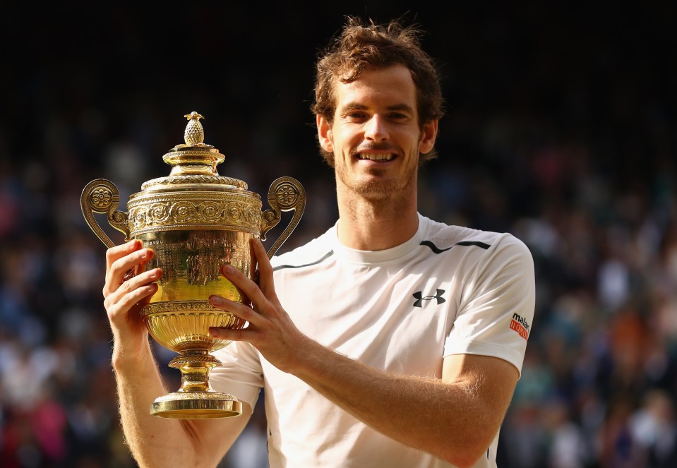 Two-time Wimbledon Andy Murray will go down as one of the UK's greatest-ever sportsmen