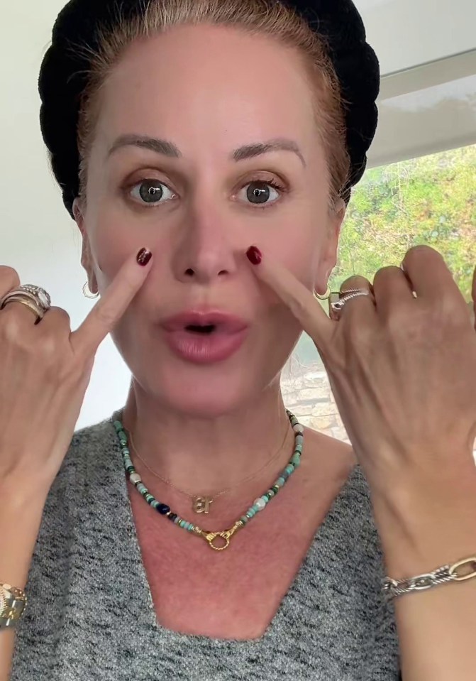 She shared her failsafe hack to banish smile lines in one minute