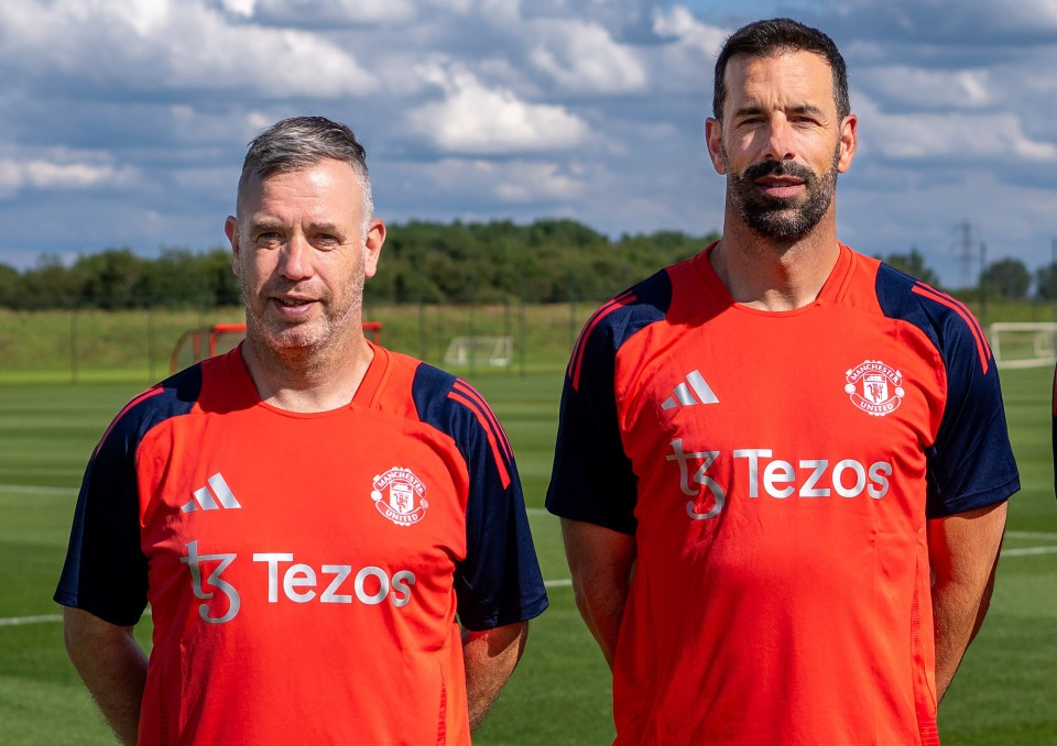 Ruud van Nistelrooy is back at Man Utd as assistant coach alongside Rene Hake