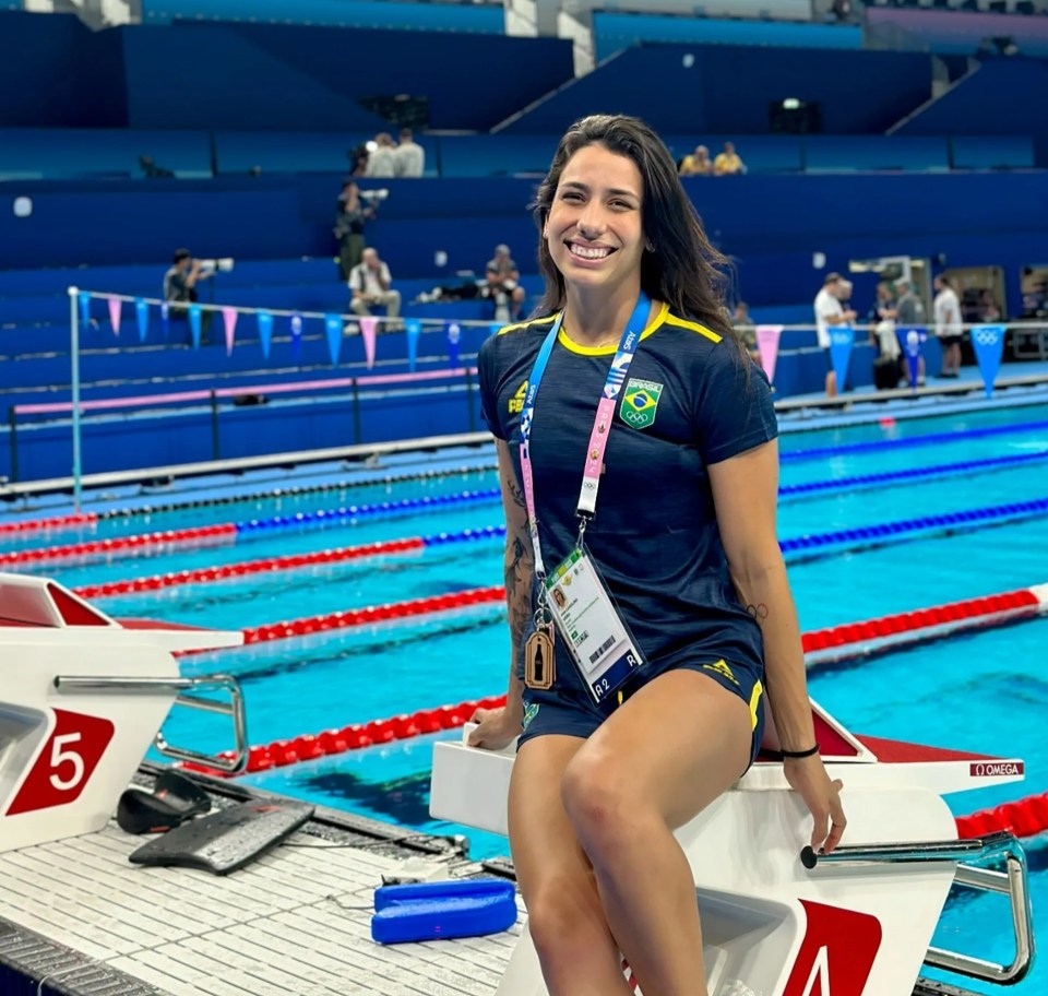 Brazilian swimmer Ana Carolina Vieira has been sent home to Brazil