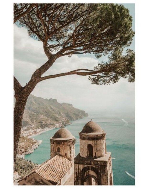 The Italian coastline is postcard pretty, or in this case, poster-pretty