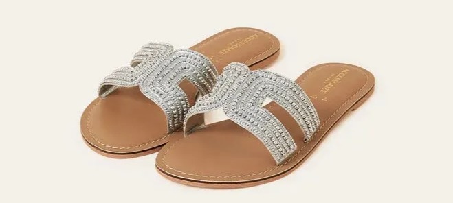 Save £16 on these Bella beaded sliders from Accessorize