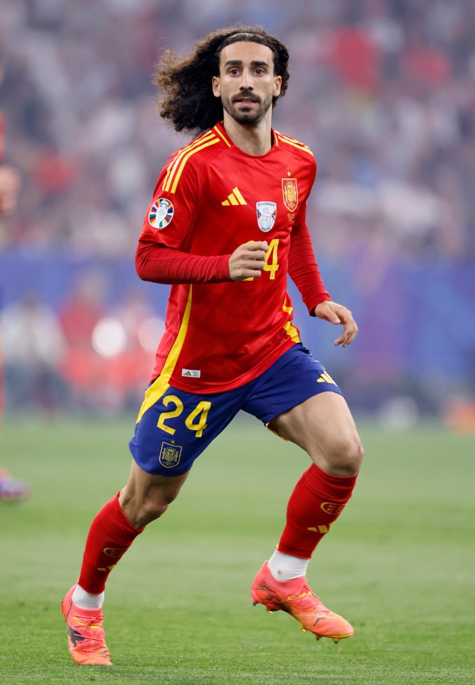 Cucurella has played well at left-back for Spain this summer