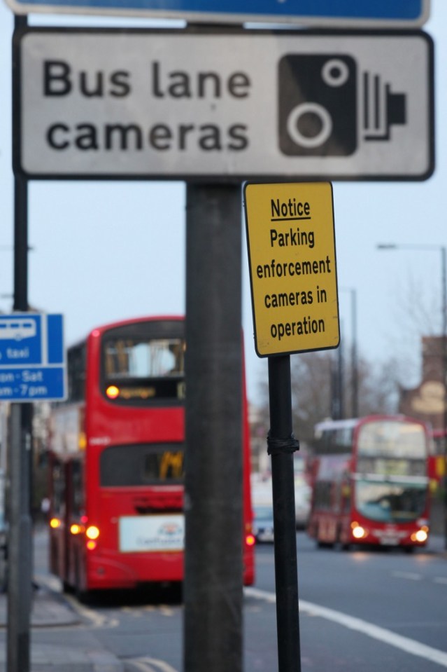 Cameras are often used to catch drivers using bus lanes when they shouldn't be