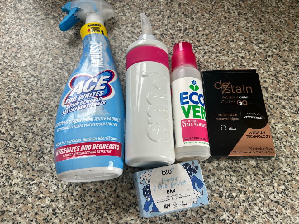 I tested five of the most popular stain removers to see which ones I rated