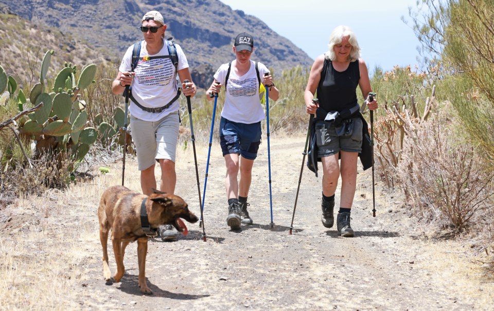 © Ian Whittaker.18/07/2024..Jay Slater missing teenager Tenerife...Pictured. Today Non-profit Signi Zoekhonden, a search team based in the Netherlands, has deployed a team with dogs to find the exact spot where the Spanish rescue team recovered Jays body on Monday morning this week..Photo credit: Ian Whittaker