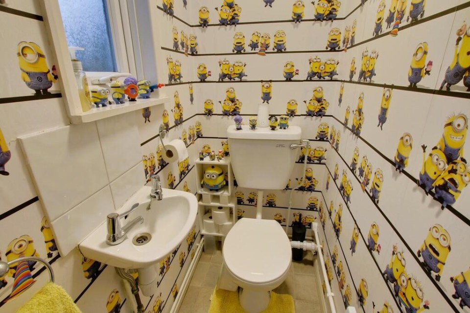 The house has a hilarious hidden minion bathroom