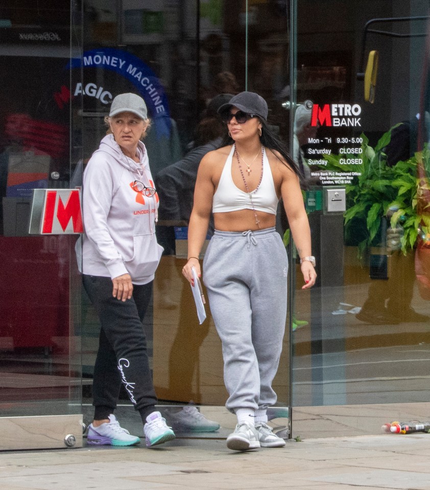 De Sousa spotted out and about in Hammersmith, west London, prior to her court date