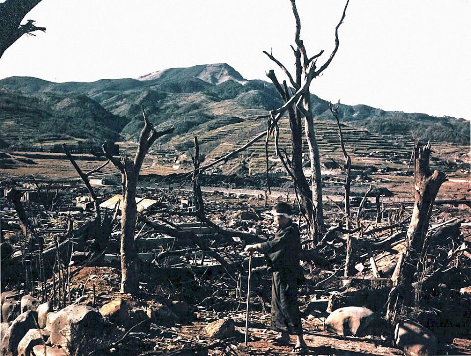 The bombs devastated regions of Japan