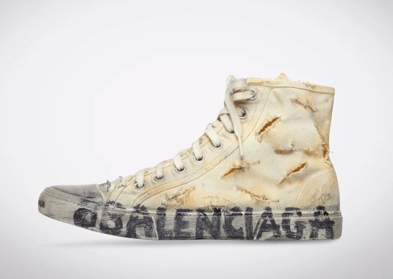 Balenciaga's ridiculous creations include a £1,500 pair of dirty trainers