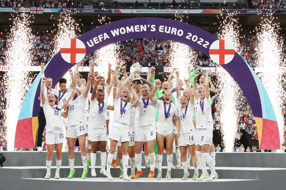 The Lioness' Euros victory has been voted the top live TV sporting moment of the last 20 years by Brits