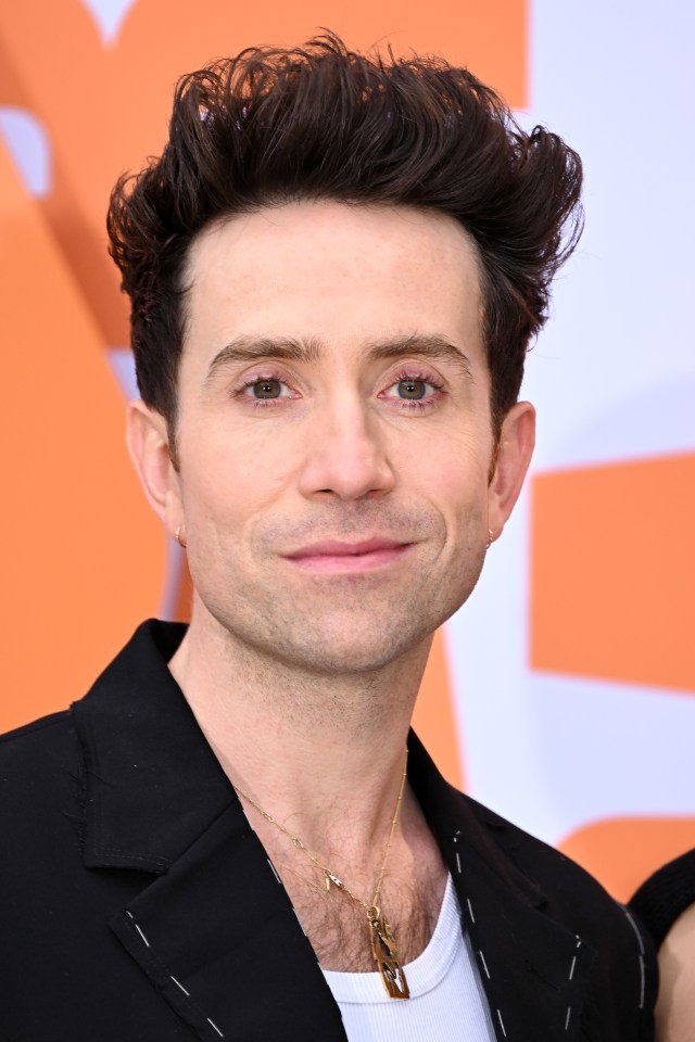 Nick Grimshaw was given the VIP treatment after arriving in the early hours and was taken to meet the performers backstage