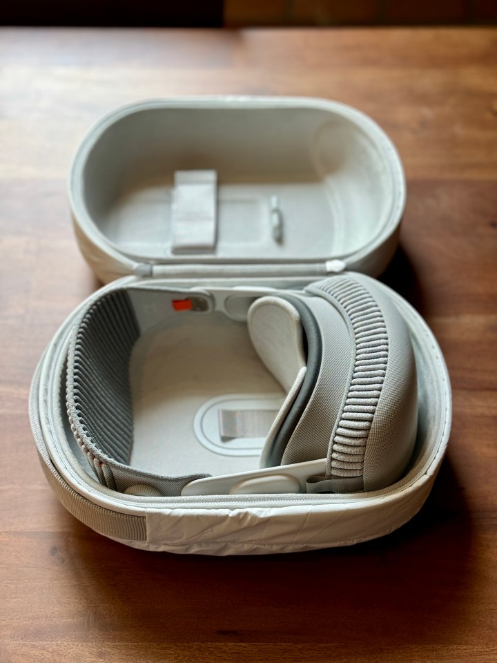 Pack the headset away in a neat carry case to avoid breaking the gadget you just spent thousands on