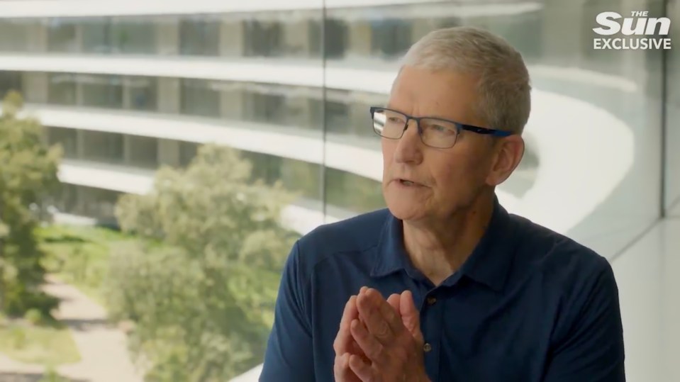 The billionaire Apple chief admits it's difficult to explain how impressive the Vision Pro headset is with words